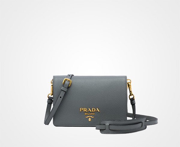 Calf leather shoulder bag | Prada