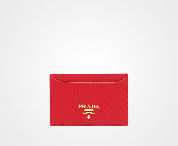 red prada card holder