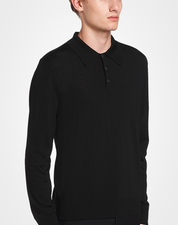 prada long sleeve polo