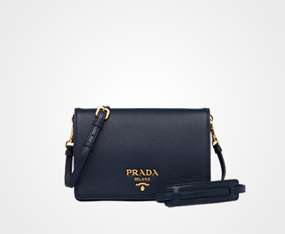 Leather shoulder bag | Prada - 1BD159_2BBE_F0216_V_NOM