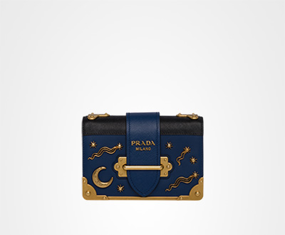 Prada Cahier Leather Shoulder Bag | Prada