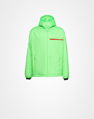 green prada coat